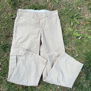 TAN DICKIES CARGO PANTS